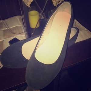 Land’s End suede ballet flats